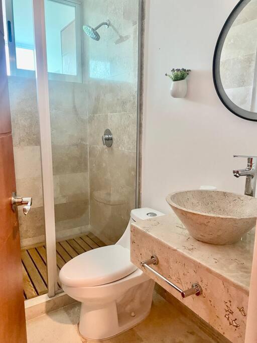 Departamento Xhelin Maya, Exclusivo En Playa Del Carmen, Quintana Roo מראה חיצוני תמונה
